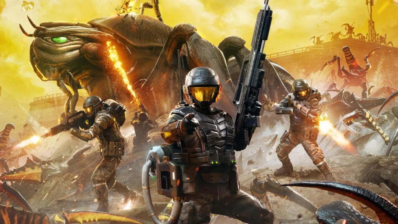 Second Stage Supported Console Launch of Starship Troopers: Extermination